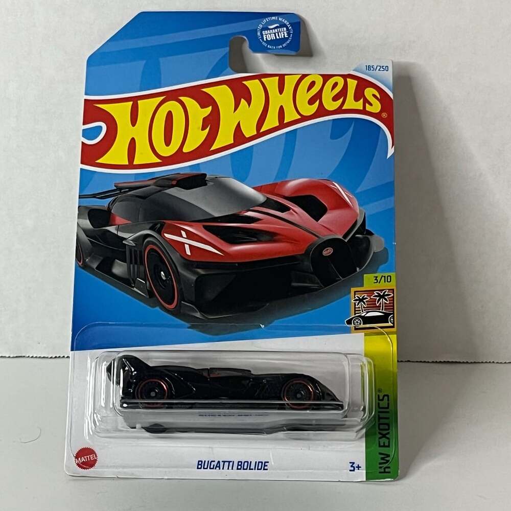 Hot Wheels Bugatti Bolide HW Exotics 185/250 Black and Red